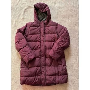 J.Jill‎ Women's Down Puffer Coat Two Way Zipper & Button Size Xsmall